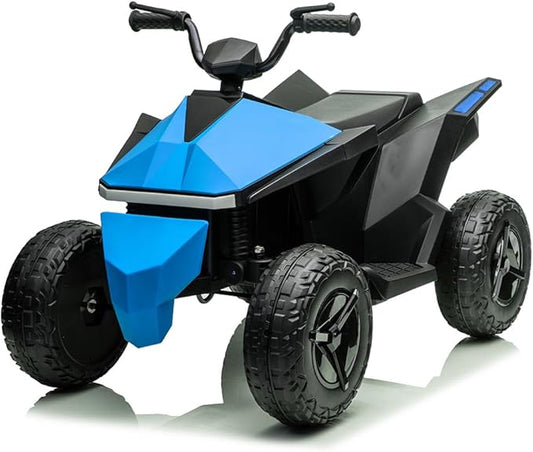 Electric Quad with Rear Suspension, Cyber 12V Ride-On ATV