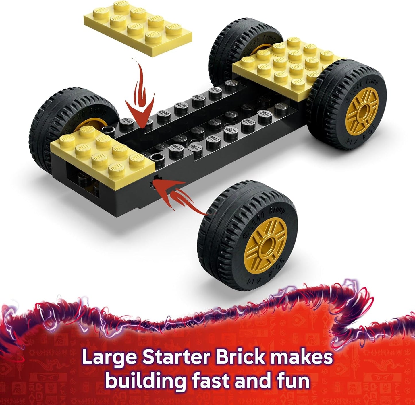 Lego Ninjago Rogue vs. Drix Race Car Duel