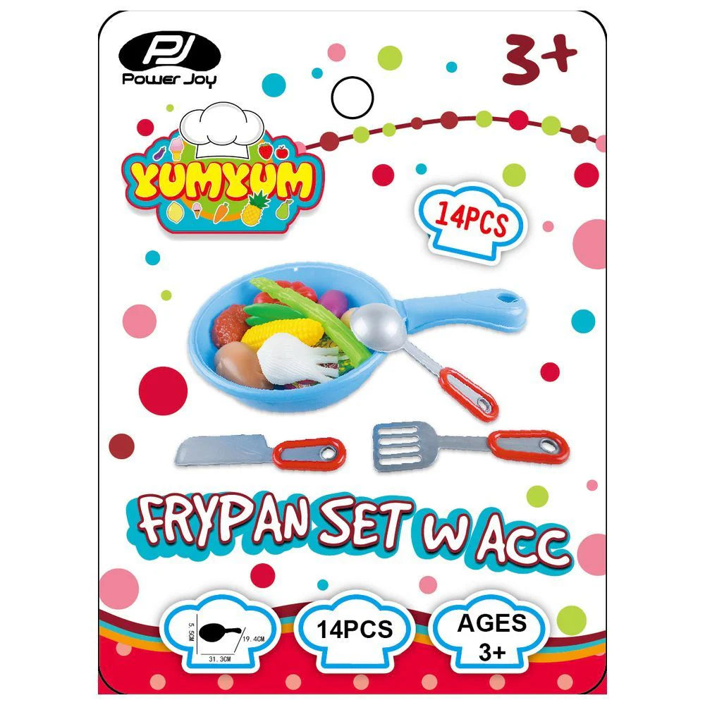 Power Joy Yumyum Frypan Set With Accessories (Styles Vary)