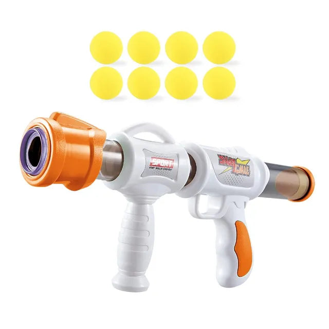 Power Joy - X Blaster 7 Toy Gun With 8 Foam Ball Set (Styles Vary)