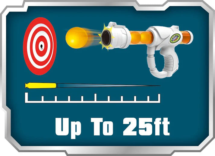 Power Joy Shooterz X Blaster 6 | 8-Piece EVA Foam Balls (Styles Vary)