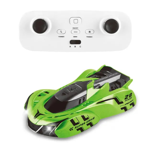 Power Joy - Remote Control Wall Climber With Lights Toy Car (Styles Vary)