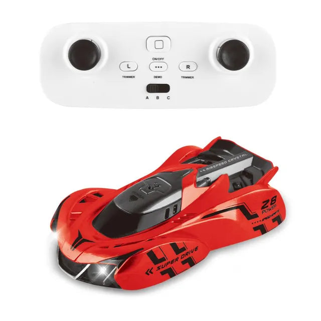 Power Joy - Remote Control Wall Climber With Lights Toy Car (Styles Vary)