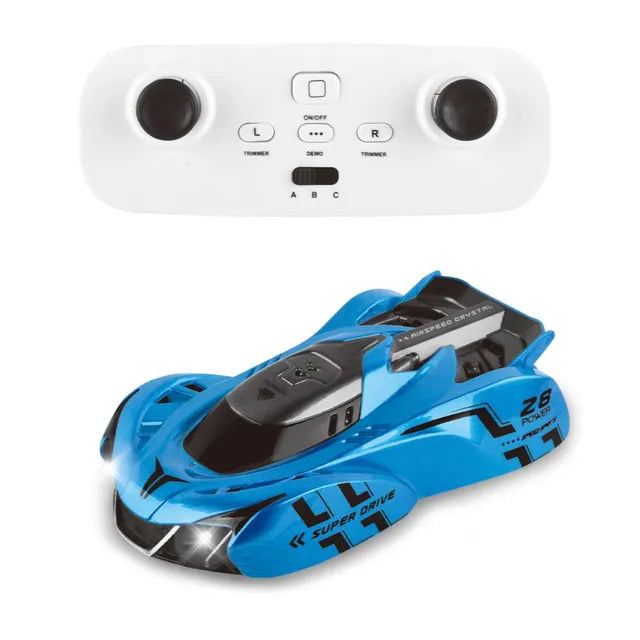 Power Joy - Remote Control Wall Climber With Lights Toy Car (Styles Vary)