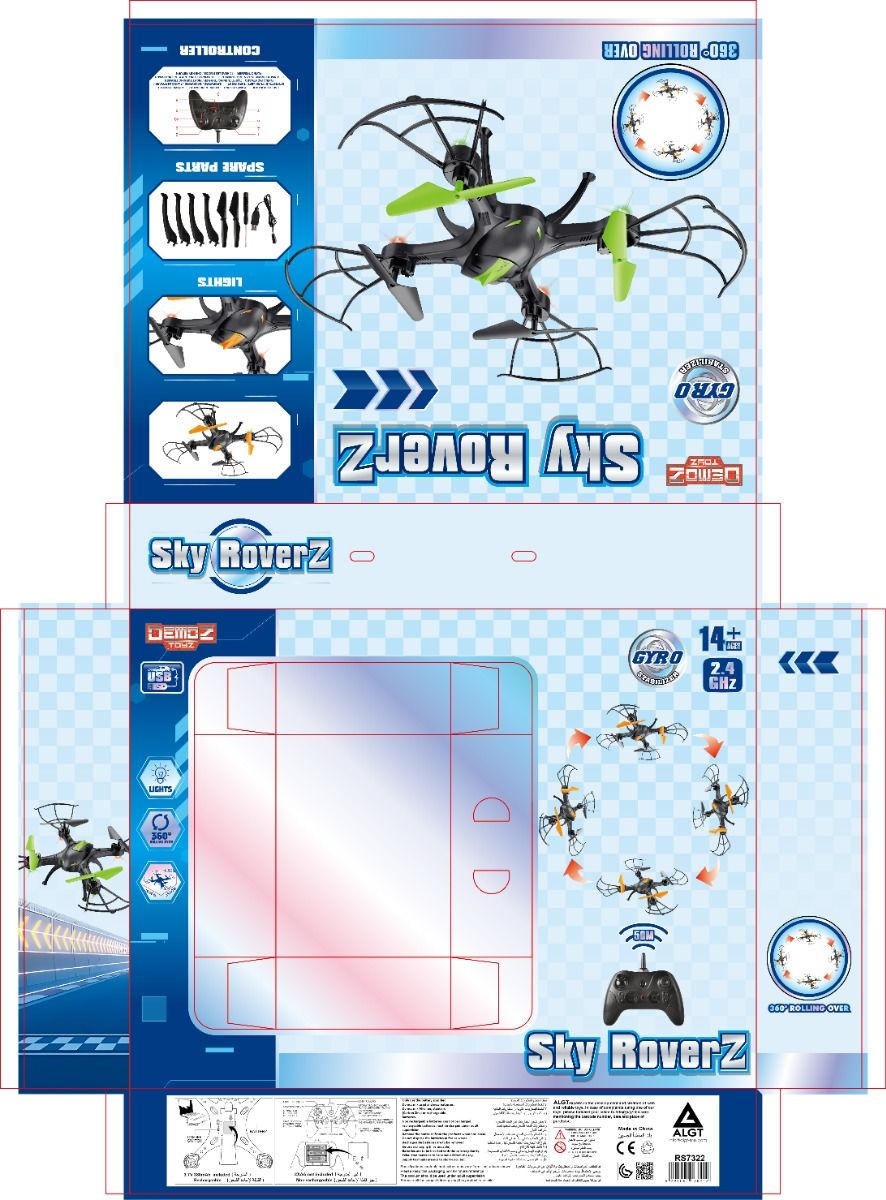 Demoz RC Sky Roverz 2.4G with Light (Styles Vary)