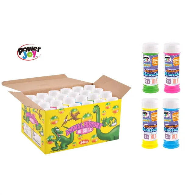 Power Joy Bubble Solution Dinosaur 50ml (Colored Vary)