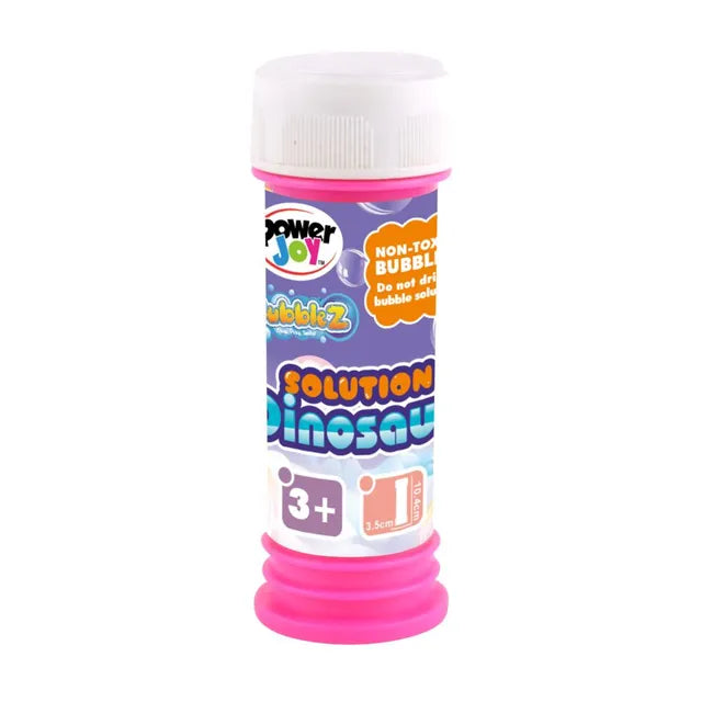 Power Joy Bubble Solution Dinosaur 50ml (Colored Vary)