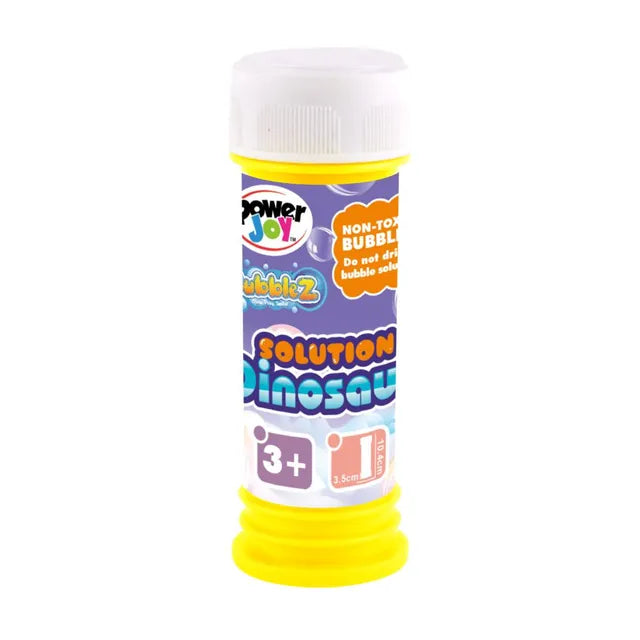 Power Joy Bubble Solution Dinosaur 50ml (Colored Vary)