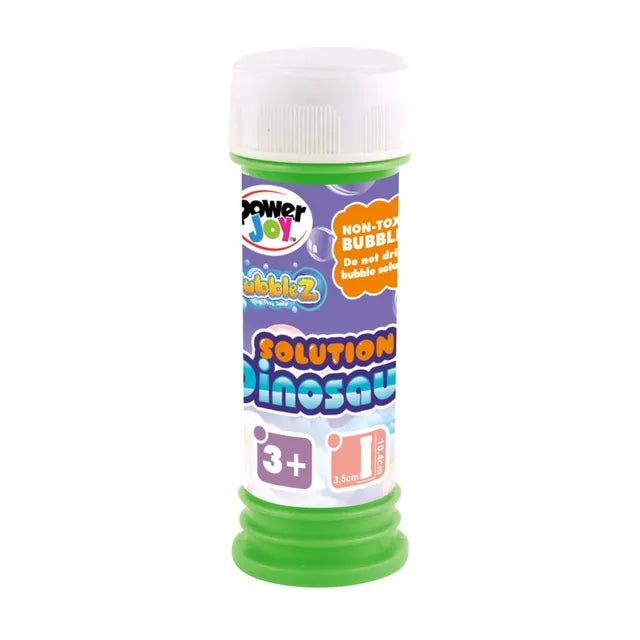Power Joy Bubble Solution Dinosaur 50ml (Colored Vary)