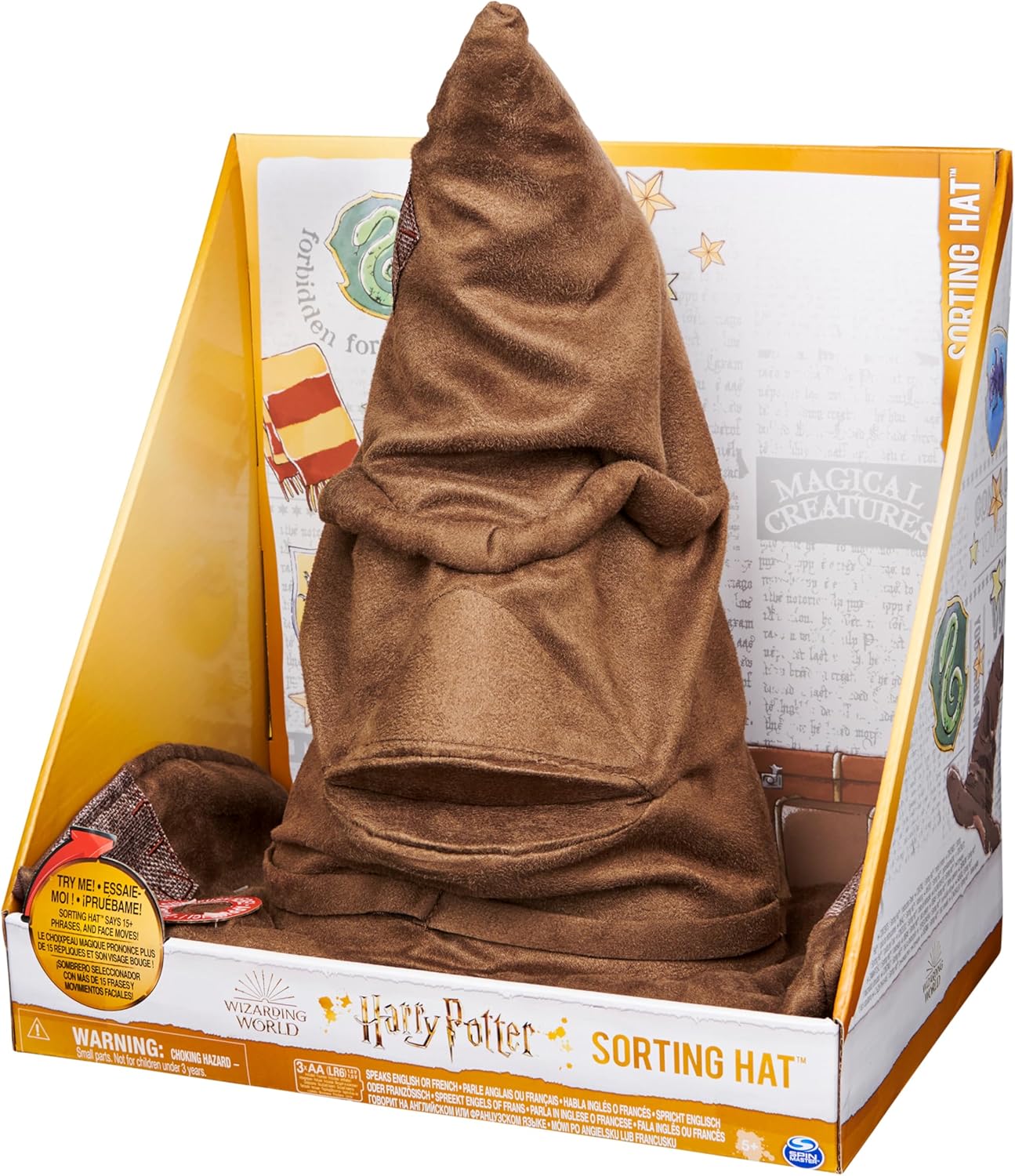 Harry Potter Talking Sorting Hat with 15 Phrases