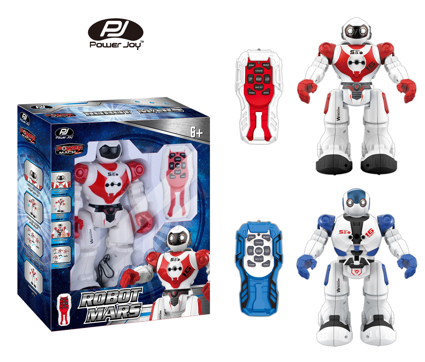 Power Joy RC Robot Mars English-Arabic Battery Operated (Styles Vary)