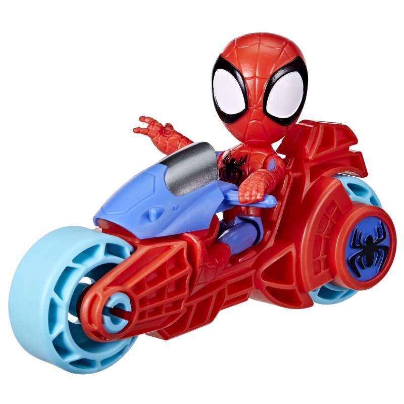 Marvel  Spidey figure 10 cm with motorcycle
