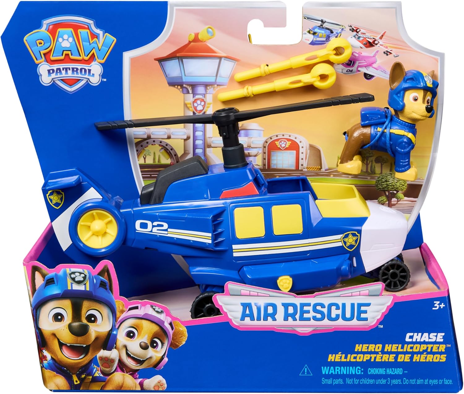 Paw Patrol Paw Patrol Pack Figure Chase Air Rescue and Helicopter – The ...