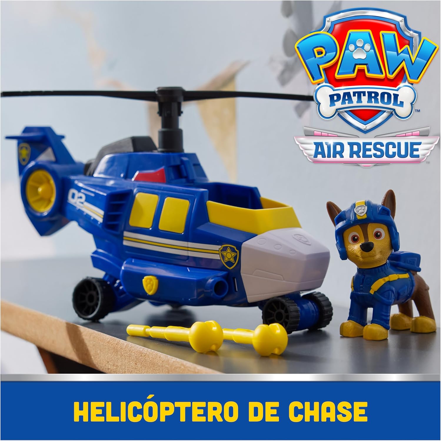 Paw Patrol Paw Patrol Pack Figure Chase Air Rescue and Helicopter – The ...