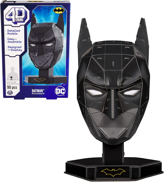 4D Build DC Batman Mask 3D Puzzle Model Kit with Stand 90 Pcs