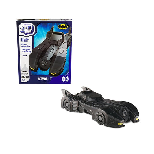 4D Build DC Batman Retro Batmobile 3D Puzzle 202 Pieces