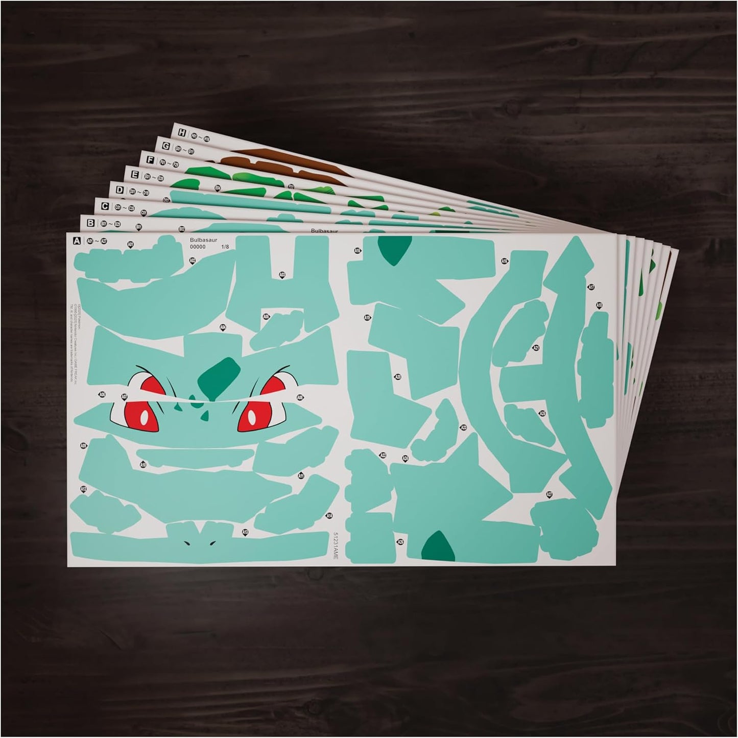 4D Build Pokémon Bulbasaur 3D Model Kit 195 Pieces Puzzle
