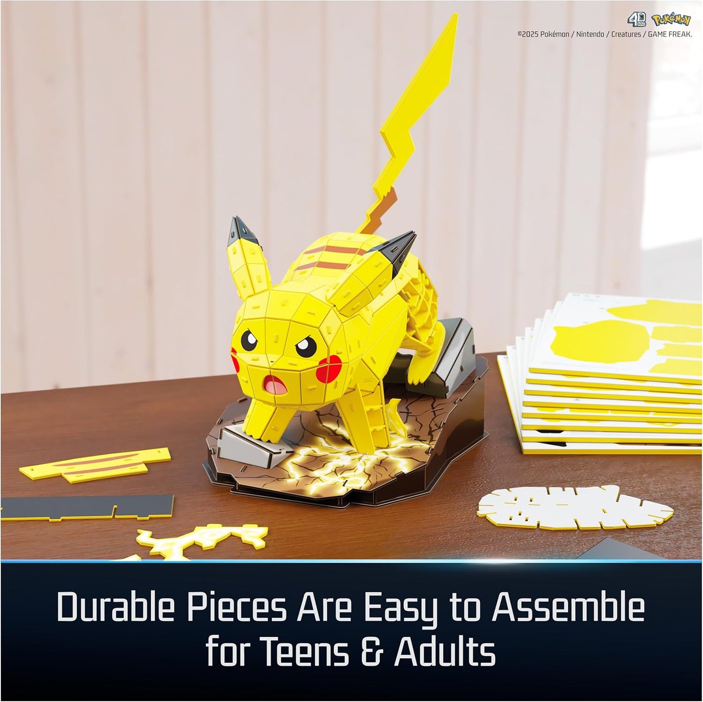 4D Build Pokémon Pikachu 3D Model Kit 201 Pieces Puzzle