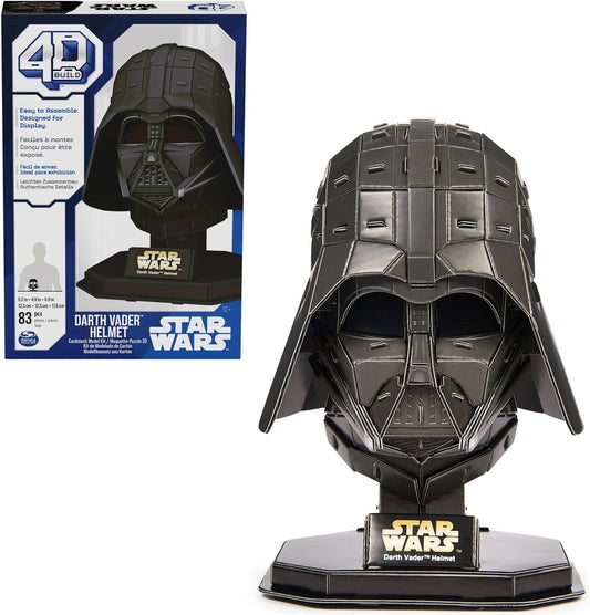4D Build  Star Wars Darth Vader Helmet Detailed 3D Model Kit 83 Pieces Puzzle