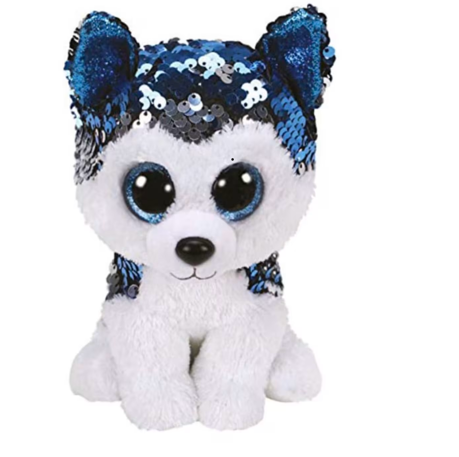 TY  Flippables Slush - Sequin Husky