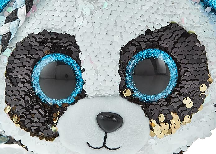 TY  Fashion Flippy Sequin Purse - Bamboo The Panda Bear