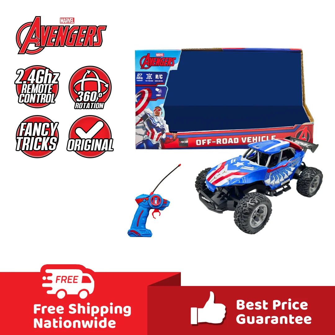 Marvel Avengers Captain America Remote Control Off Road Monster Truck
