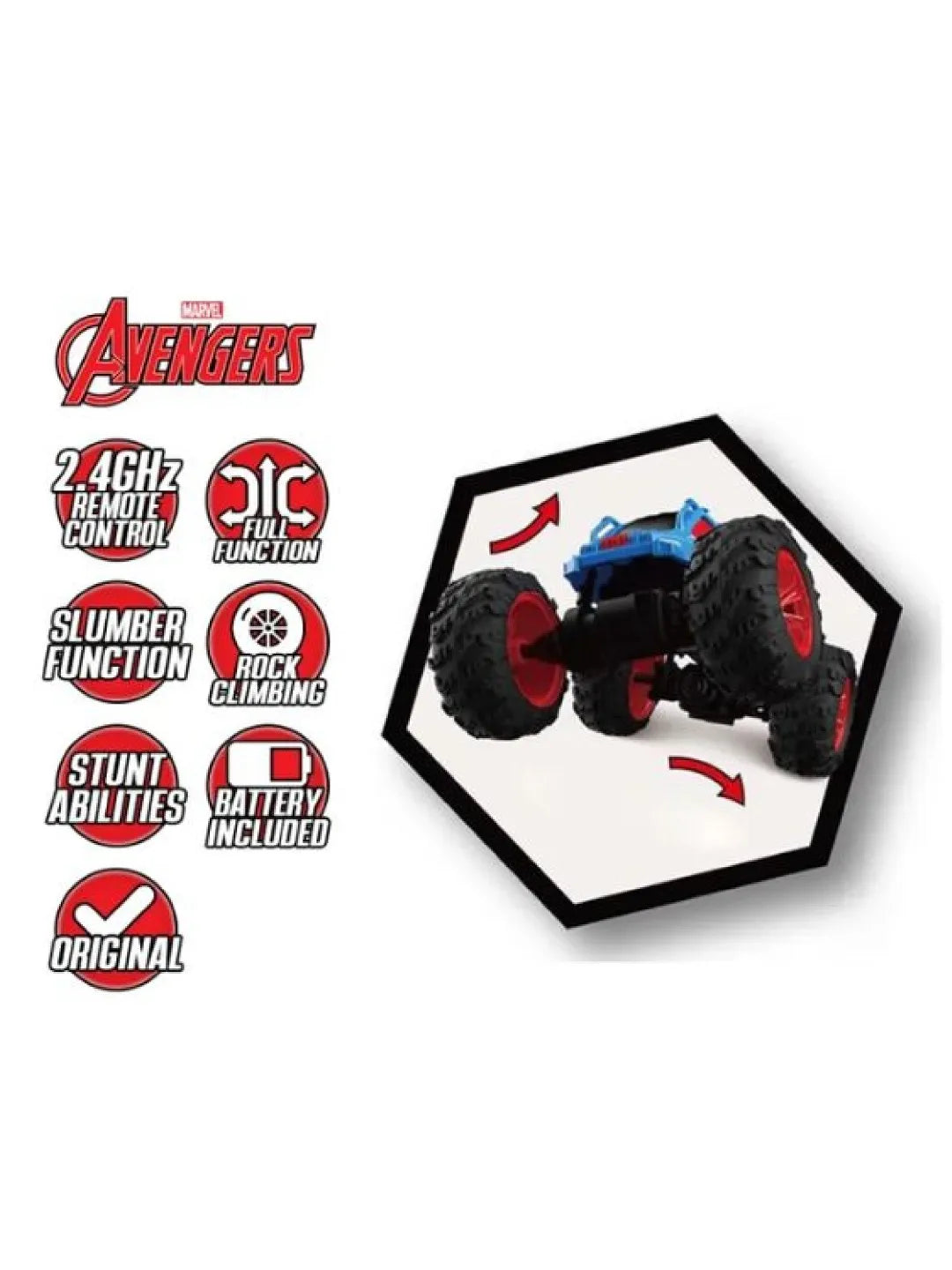 Marvel Avengers Captain America Rock Climb Scrambler Remote Control Car