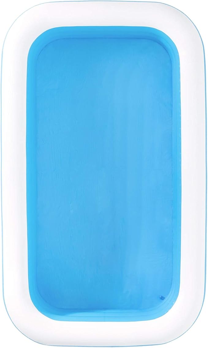 H2OGO! Blue Rectangular Family Pool - 10' x 6' x 22"