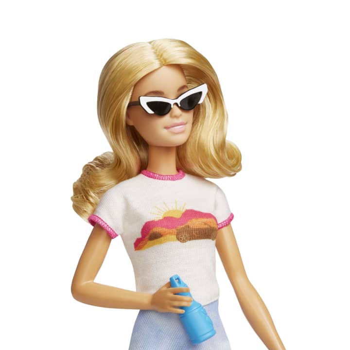 Barbie Doll And Accessories, Travel Set With Puppy