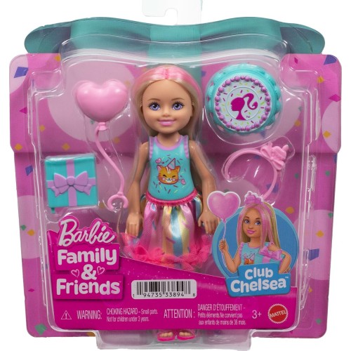 Barbie: Family & Friends - Club Chelsea Happy Birthday Doll