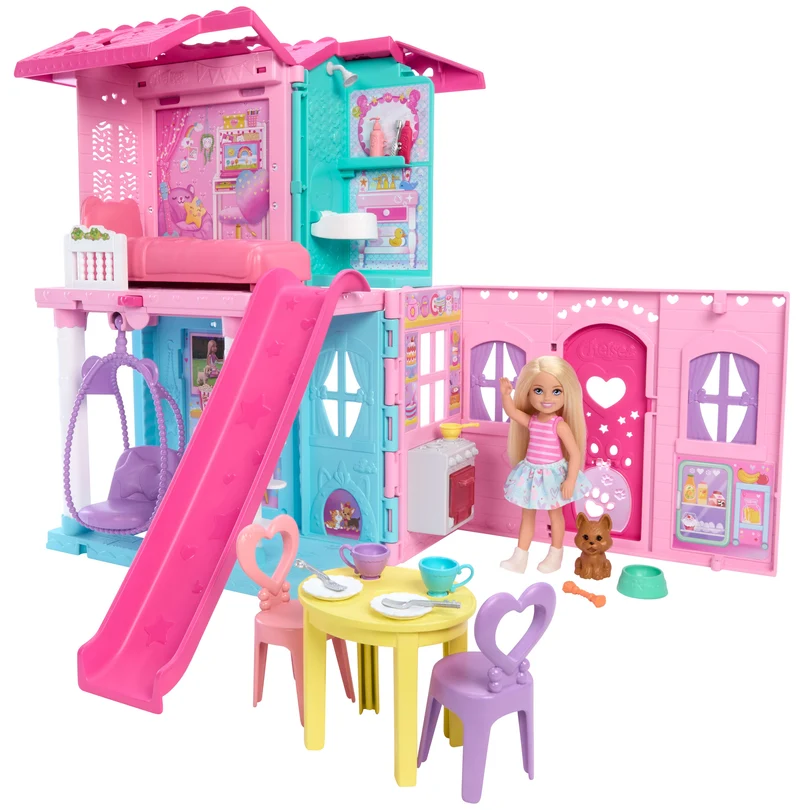 Barbie Chelsea Pop-Up Doll House With Doll