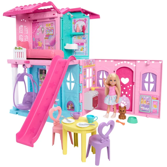 Barbie Chelsea Pop-Up Doll House With Doll