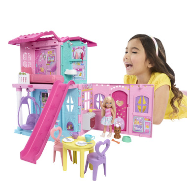 Barbie Chelsea Pop-Up Doll House With Doll