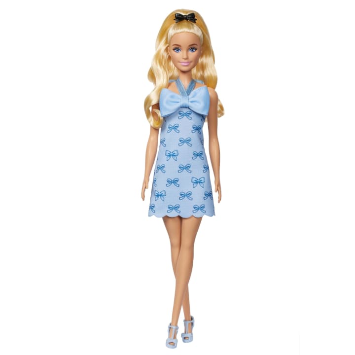 Barbie Fashionistas Doll #237 Ð Blue Bow Halter Dress