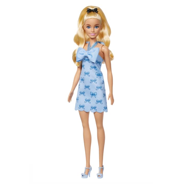 Barbie Fashionistas Doll #237 Ð Blue Bow Halter Dress