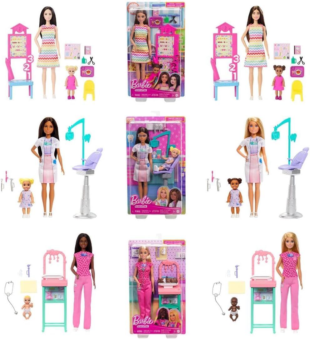 Barbie Careers Nurturing Doll Playset (Styles Vary)