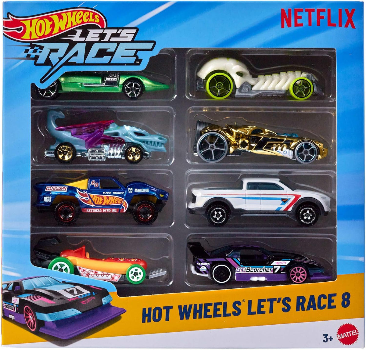 Hot Wheels Let's Race 8-pack (Styles Vary)