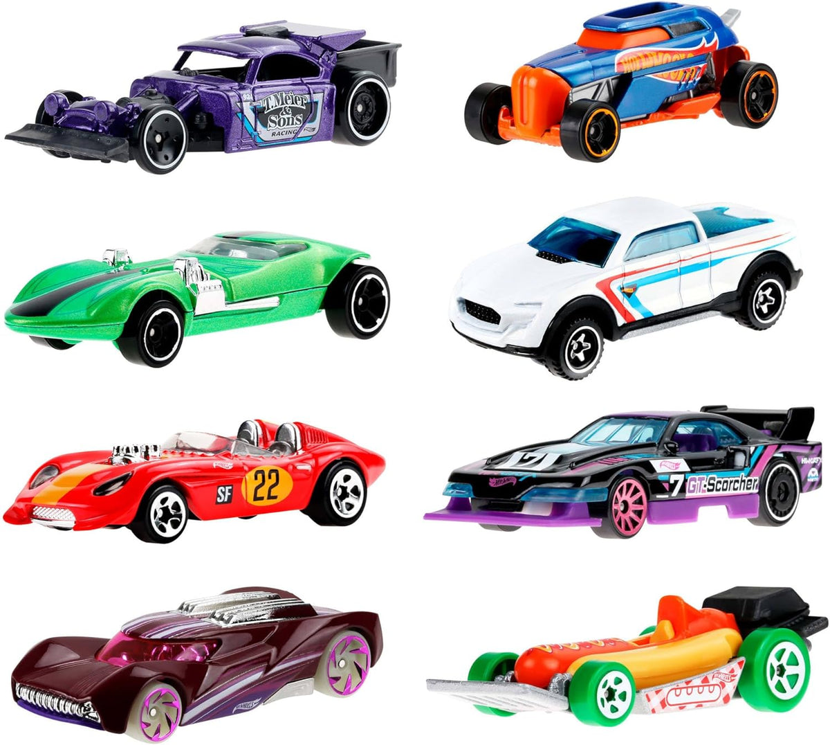 Hot Wheels Let's Race 8-pack (Styles Vary)