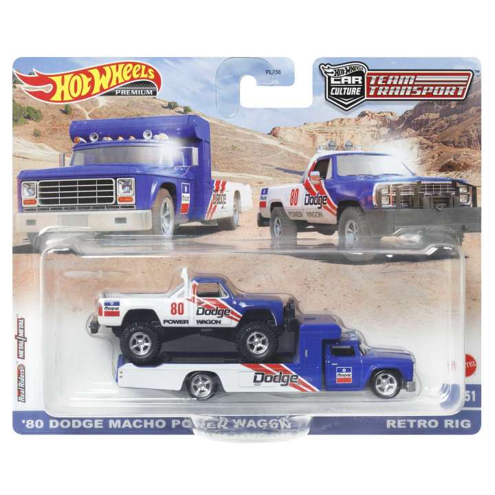 Hot Wheels - Team Transport Truck & Race Car (Styles Vary - One Supplied)