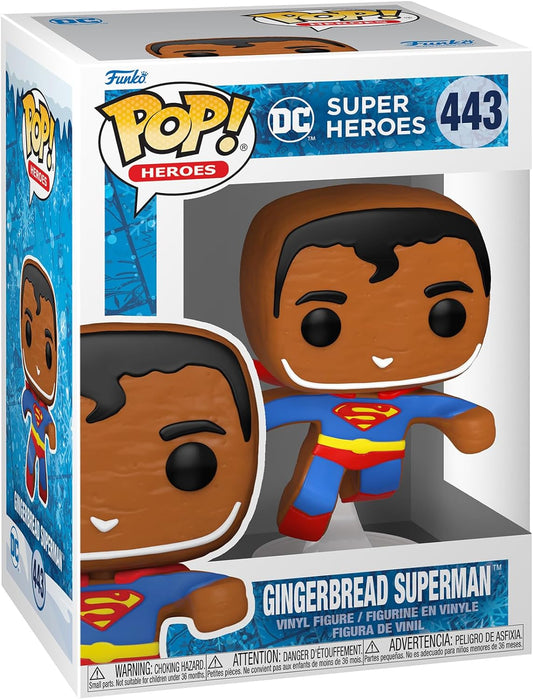 Funko Pop Heroes - DC Holiday  Gingerbread Superman