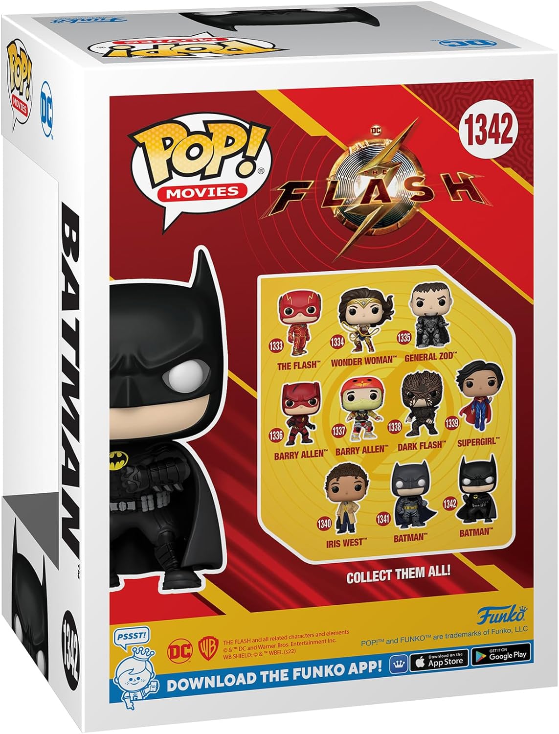 Funko Pop Movies  - DC  The Flash  Batman
