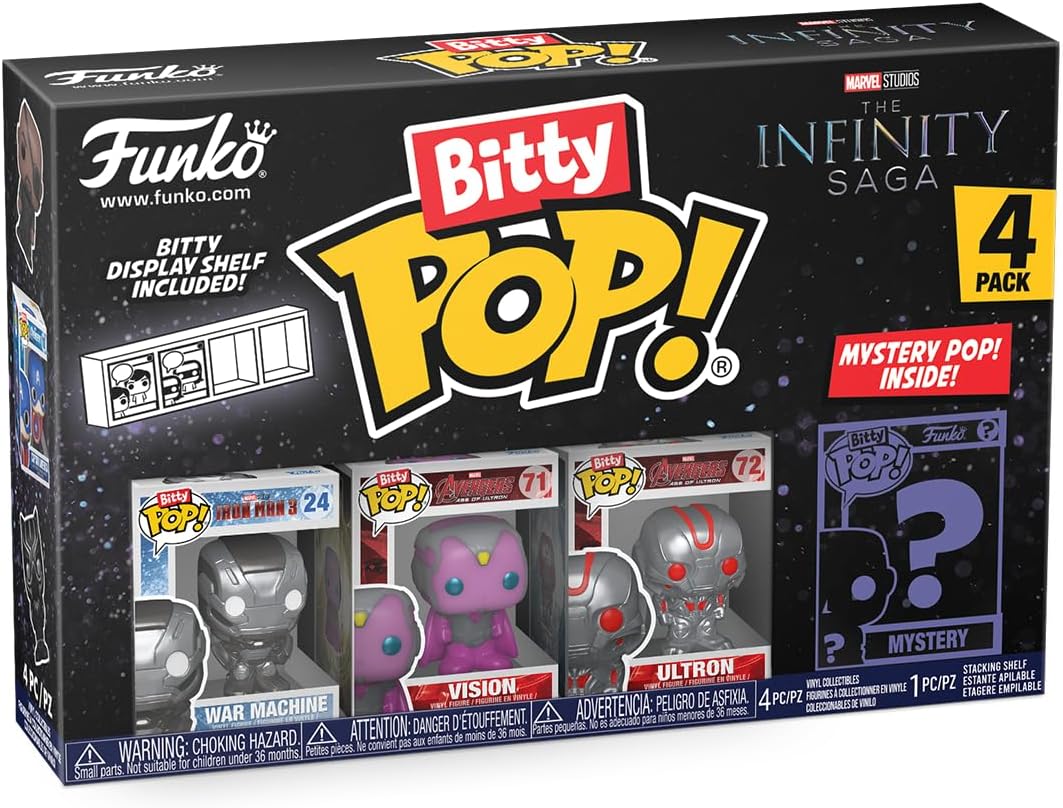 Funko Bitty Pop Marvel Mini Collectible Toys 4 Pack (Styles Vary) The