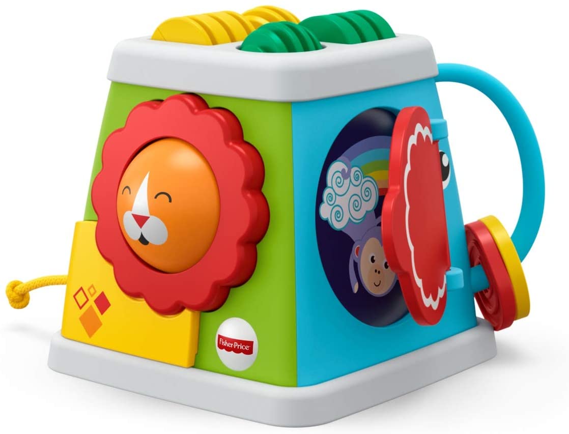 Fisher-Price 5 Sided Activity Cube Baby Activity Toy