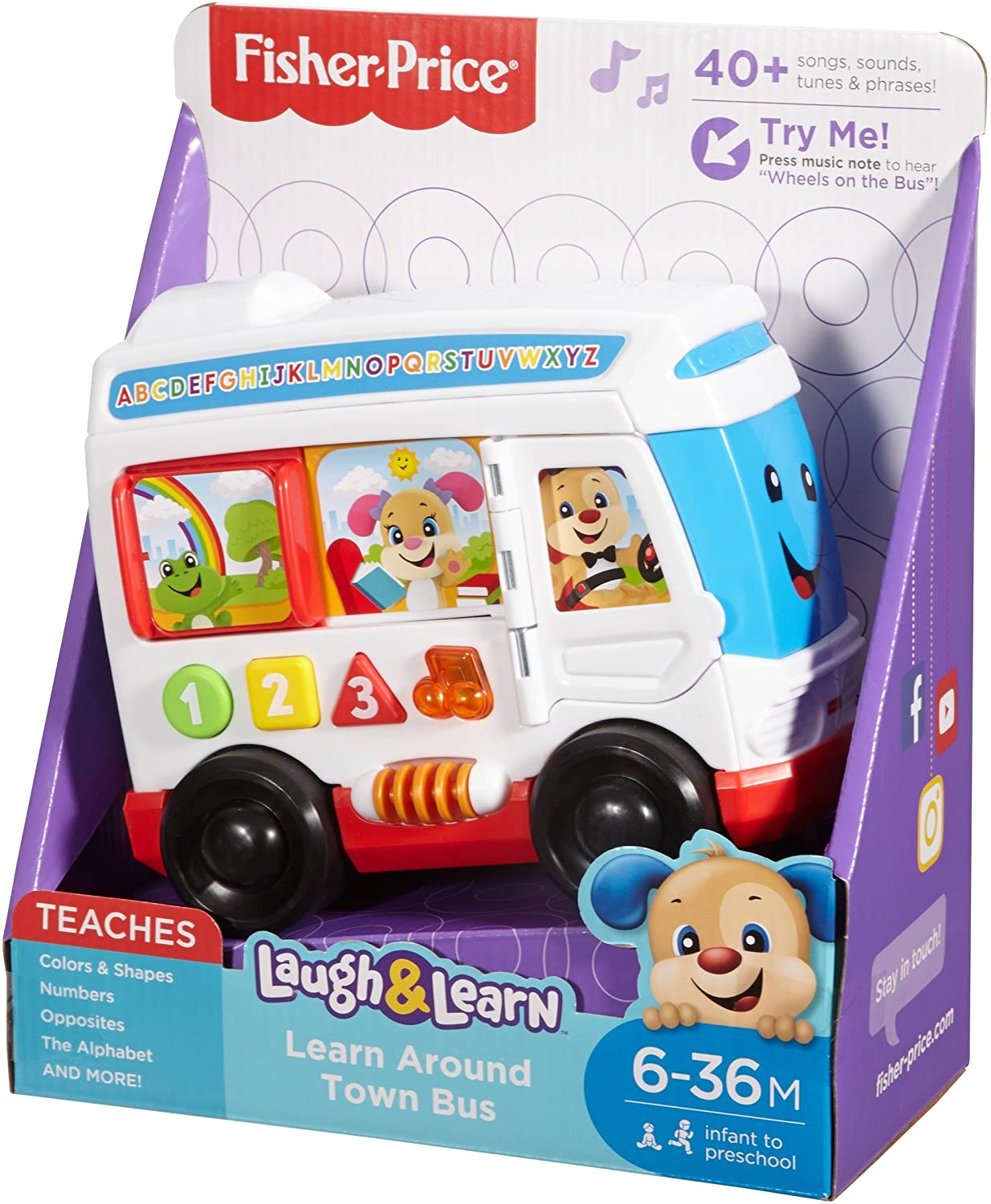 Fisher-Price Laugh & Learn Around Town Bus