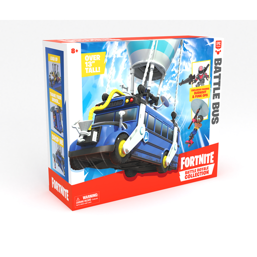 Fortnite Battle Royale 5cm Collection Battle Bus with Funk Ops and Burnout Figures