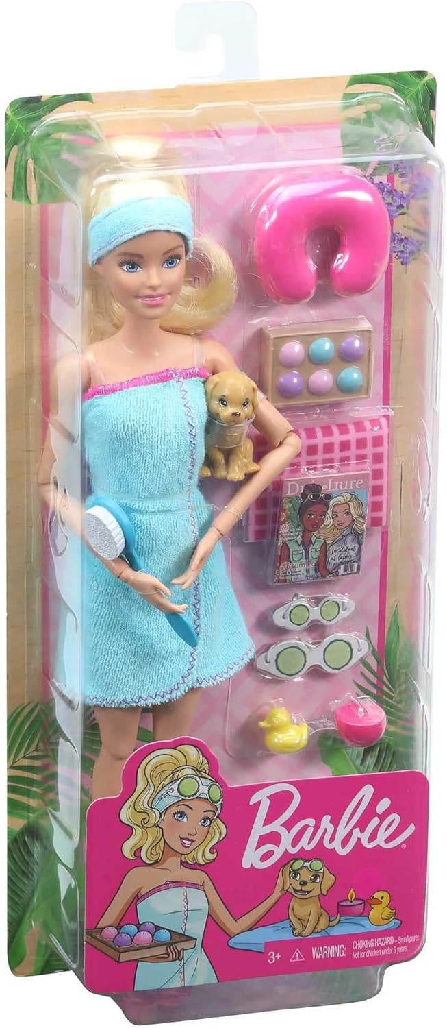 Barbie Wellness Playset With Doll (Styles Vary)