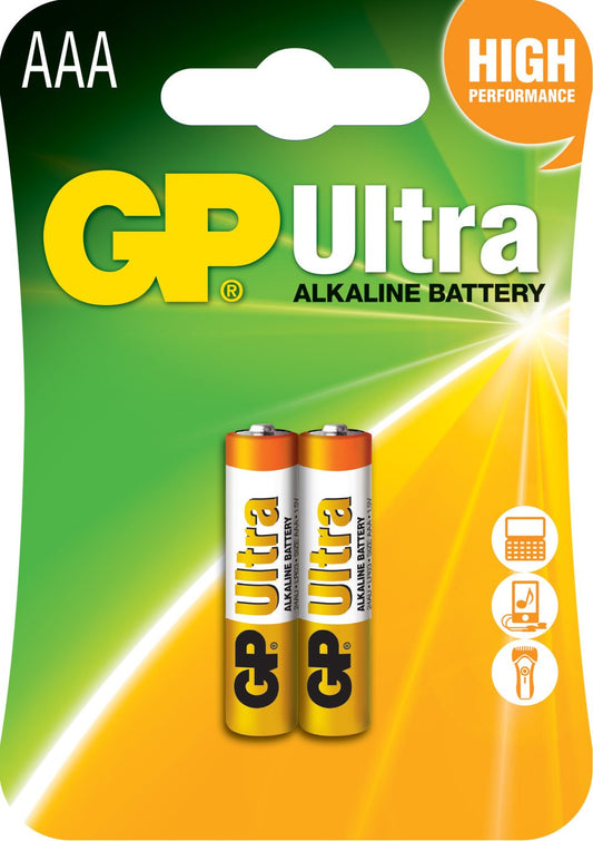 GP AAA Ultra Alkaline Battery (Pack of 2)