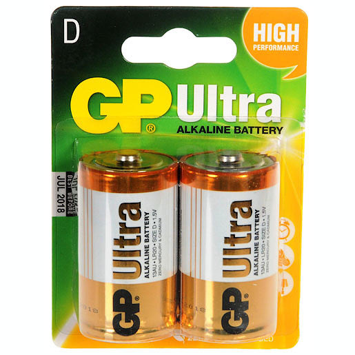 GP Ultra - 2 x D Batteries