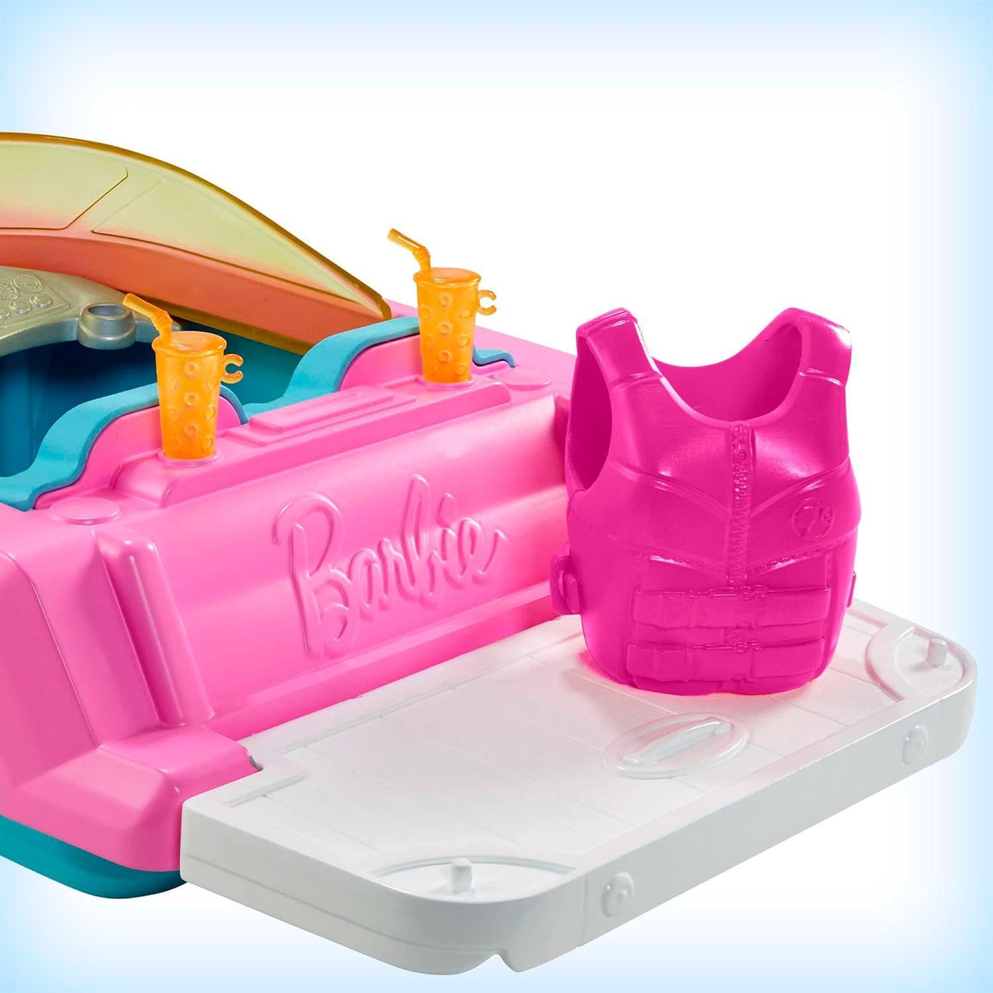 Barbie - Doll and Boat with Puppy and Accessories Floating On Water GRG30
