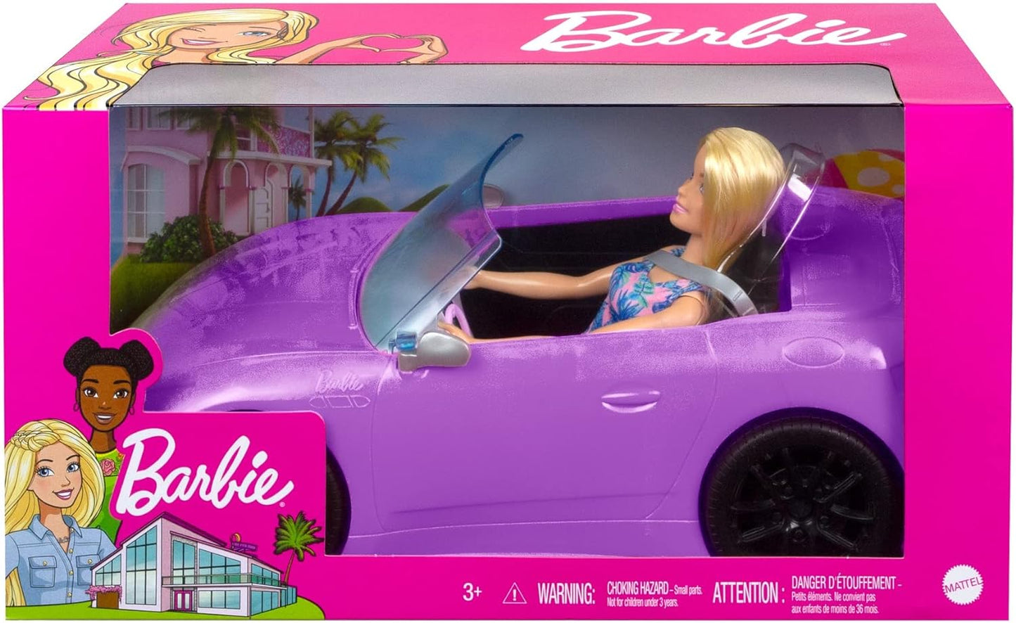 Barbie Convertible With Doll The Entertainer Pakistan